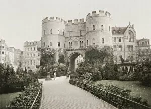 Cologne Gallery: Vintage 19th century photograph: Hahnen Gate, Hahnentor, Cologne, Germany