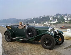 Vehicle Gallery: Vintage Bentley Speed 6 at Locquirec, Brittany, France