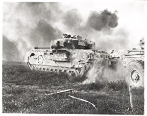 Vintage photograph WW II - British Churchill tank Vintage photograph WW II - British Churchill tank