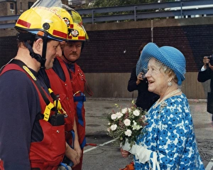 Visit by HM The Queen Mother to Chelsea Fire Station Visit by HM The Queen Mother to Chelsea Fire Station