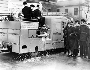 Volunteer firefighters help the war effort in London, WW2 Volunteer firefighters help the war effort in London, WW2