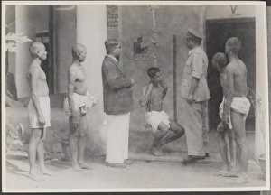 Volunteers undergoing physical checks, 1943 Volunteers undergoing physical checks, 1943
