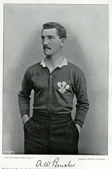 A W Boucher, Welsh Rugby International player A W Boucher, Welsh Rugby International player