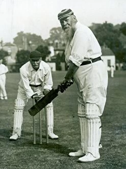 Held Collection: W. G. Grace batting at Gravesend, 1913