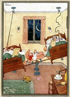 Pull Gallery: W Heath Robinson - The Lullaby Bed