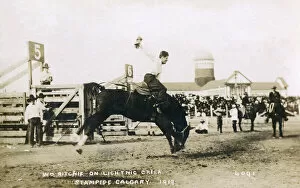 Rides Collection: W Rithcie on Lightning Creek during the Calgary Stampede