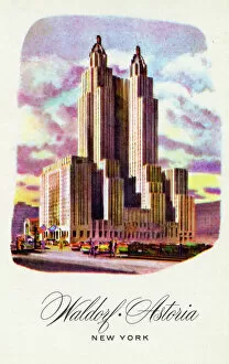 Hotels Collection: Waldorf Astoria Hotel, New York