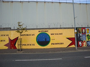 Wall mural of Support at Belfast Wall mural of Support at Belfast