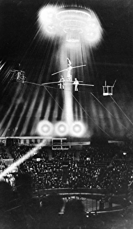 The Wallenda Family performing on the high wire, Olympia, 19 The Wallenda Family performing on the high wire, Olympia, 19