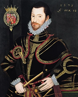 <b class=qtipBold><figcaption>Walter Devereux, 1st Earl of Essex</figcaption></b><br>Walter Devereux, 1st Earl of Essex 1539 - 76 (1572). Unknown 16th century. Date: 1572<br><em>© National Museums NI / MARY EVANS</em> Walter Devereux, 1st Earl of Essex