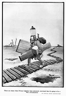 A War of Exhaustion by Bruce Bairnsfather A War of Exhaustion by Bruce Bairnsfather