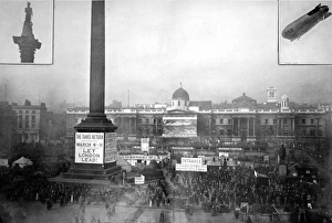 War Loan Campaign in Trafalgar Square, London, 1918 War Loan Campaign in Trafalgar Square, London, 1918