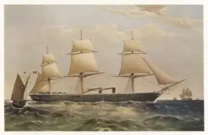 Ironclad Warship Prints: Warrior (Dutton)