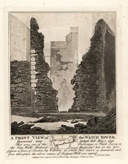 Watch Tower or Barbican in the City Wall, London Watch Tower or Barbican in the City Wall, London