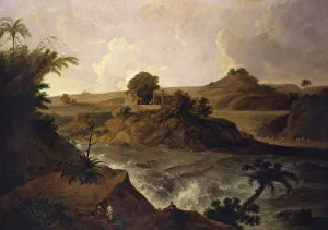 A Waterfall near Pateta, by Thomas Daniell A Waterfall near Pateta, by Thomas Daniell
