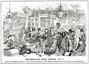 Waterloo Railway Station, London 1883 Waterloo Railway Station, London 1883