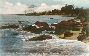Related Images Gallery: Waterside village, Sierra Leone, West Africa