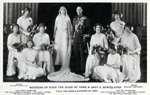 The Wedding of The Duke of York and Lady Elizabeth Bowes-Lyon (the future King George VI) The Wedding of The Duke of York and Lady Elizabeth Bowes-Lyon (the future King George VI)