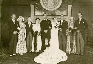 Siblings Gallery: Wedding of Princess Theodora of Greece (1906-69), sister of the current Duke of Edinburgh