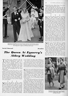 Diana Gallery: Wedding of Viscount Althorp and Hon. Frances Roche in Tatler