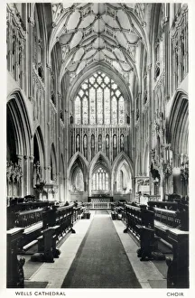 Wells Cathedral - Choir - Wells, Somerset, England Wells Cathedral - Choir - Wells, Somerset, England