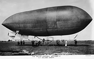 The Welsh Dirigible Willows II Airship - Cardiff, Wales, UK The Welsh Dirigible Willows II Airship - Cardiff, Wales, UK