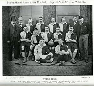 Images Dated 2nd February 2017: Welsh International Association Football Team, 1895