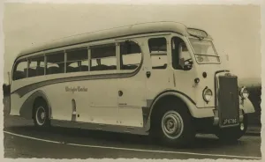 Prints of Leyland Coach (Operated by Clarington Coaches), Hindley, Wigan, Greater Manchester, Lancashire, England. Date: 1930s Greater Manchester Prints: Leyland Coach Print, Hindley, Wigan, 1930s