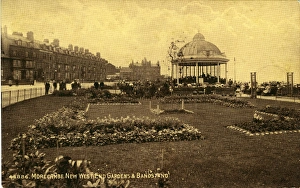 West End Gardens and Bandstand, Morecambe, England West End Gardens and Bandstand, Morecambe, England