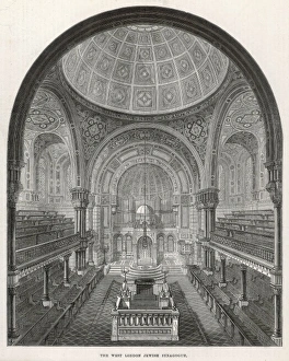 Synagogue Gallery: The West London Jewish Synagogue, 1872