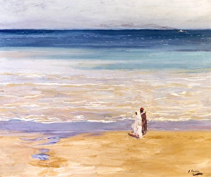 <b class=qtipBold><figcaption>A West Wind, by Sir John Lavery</figcaption></b><br>A West Wind, by Sir John Lavery (1856-1941). Date: 1911<br><em>© Mary Evans Picture Library</em> A West Wind, by Sir John Lavery
