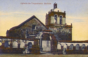Western Bolivia - Catholic Church at Tiwanaku Western Bolivia - Catholic Church at Tiwanaku