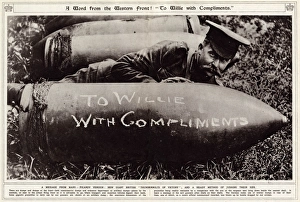 From the Western Front To Willie with compliments 1916 From the Western Front To Willie with compliments 1916