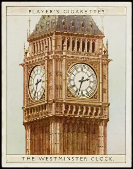 Big Ben London Prints: Westminster Clock C19