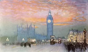 <b class=qtipBold><figcaption>Westminster/Parl 1926</figcaption></b><br>Westminster by night.<br><em>© Mary Evans Picture Library</em> Westminster/Parl 1926