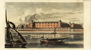 Westminster Penitentiary viewed from the River Thames, 1817 Westminster Penitentiary viewed from the River Thames, 1817