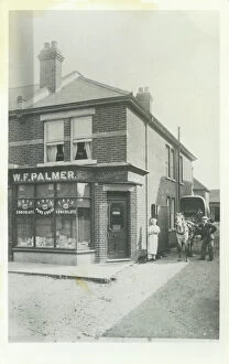 WF Palmer Bakers Shop - (Showing bakers delivery cart)