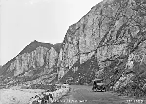 Early 1900s Motor Cars Prints: The White Cliffs of Glenarm