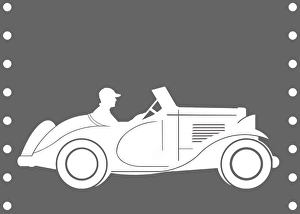 <b class=qtipBold><figcaption>White Sportscar on Grey Background</figcaption></b><br>White Sportscar on Grey Background.<br><em>© Mary Evans Picture Library</em> White Sportscar on Grey Background
