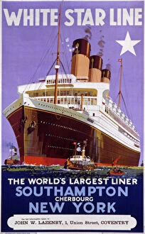 Largest Gallery: White Star Line Poster
