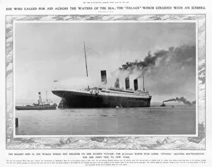 Voyage Gallery: The White Star liner Titanic leaving Southampton