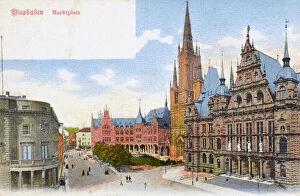 Wiesbaden, Hesse, Germany - Marktplatz