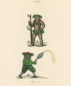 Firework Gallery: Wild men from medieval pageants