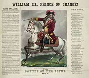 Images Dated 9th May 2012: William III. Prince of Orange! At the battle of the Boyne