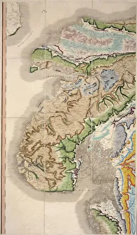 <b class=qtipBold><figcaption>William Smith's Geological Map</figcaption></b><br>Fig. 6 from Delineation of Strata of England and Wales (1815) by William Smith. Date:<br><em>© Mary Evans Picture Library 2015 - https://copyrighthub.org/s0/hub1/creation/maryevans/MaryEvansPictureID/10710929</em> William Smith's Geological Map