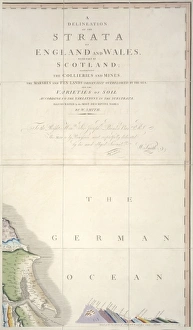 <b class=qtipBold><figcaption>William Smith's Geological Map</figcaption></b><br>Fig. 9 from Delineation of Strata of England and Wales (1815) by William Smith. Date:<br><em>© Mary Evans Picture Library 2015 - https://copyrighthub.org/s0/hub1/creation/maryevans/MaryEvansPictureID/10710932</em> William Smith's Geological Map