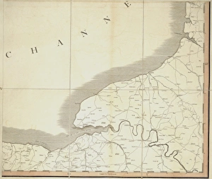 <b class=qtipBold><figcaption>William Smith's Geological Map</figcaption></b><br>Fig. 3 from Delineation of Strata of England and Wales (1815) by William Smith. Date:<br><em>© Mary Evans Picture Library 2015 - https://copyrighthub.org/s0/hub1/creation/maryevans/MaryEvansPictureID/10710926</em> William Smith's Geological Map