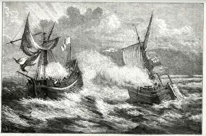 Attacking Gallery: William Thompsons fight off Poole, Dorset, 30 May 1695