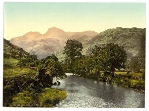 Images Dated 3rd May 2012: Windermere, Langdale Pikes, Lake District, England