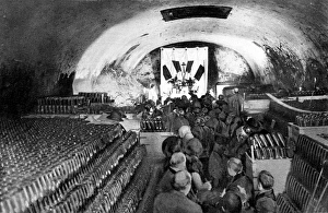 Wine vaults as a chapel: Christmas in much bombarded Rheims Wine vaults as a chapel: Christmas in much bombarded Rheims